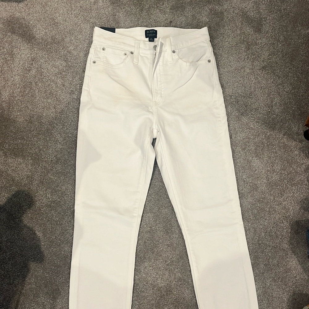 NWT J. Crew White Jeans